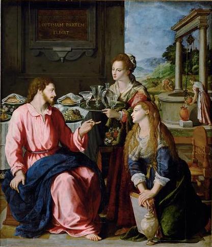 Christ with Mary and Martha